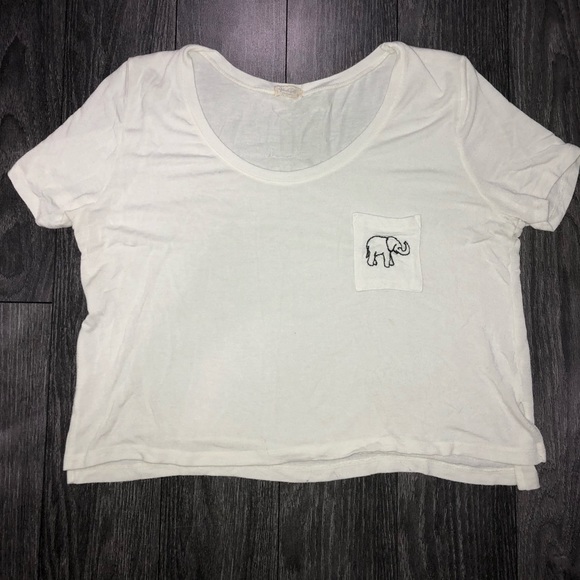Brandy Melville Tops - Brandy melville white elephant top